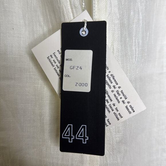 Vintage NWT Umberto Ginocchietti Women's White Pencil Skirt - Picture 6 of 6